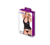 92% Polyester 8% Elastan Corset One Size Black