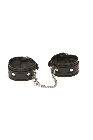 85%pvc 15%polyester Knit: 100% Polyester
 Coating- Outer Layer: Polyurethane
 Middle Layer: Polyvinyl Chloride X-play Black Ankle Cuffs With Chain O-s Black