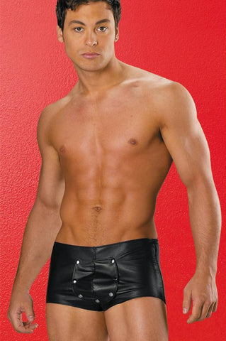 100% genuine leather lycra:12%spandex 88%polyester Men's Shorts